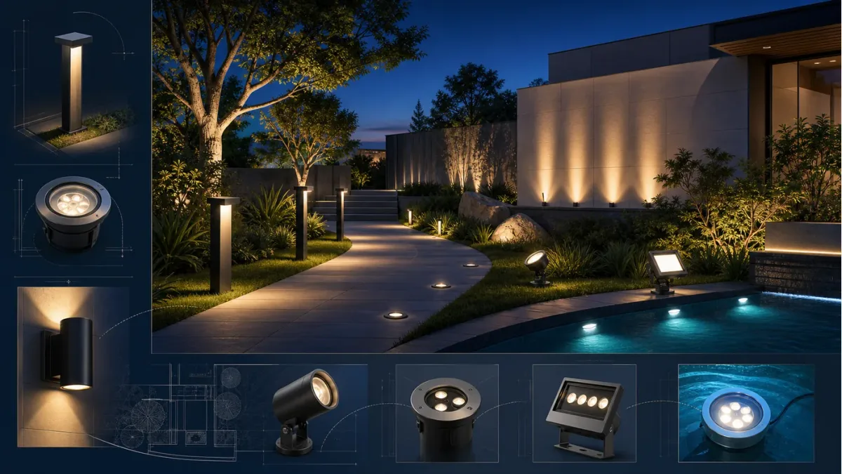 How to Choose Outdoor Landscape Lighting: Types, Placement & Design Tips