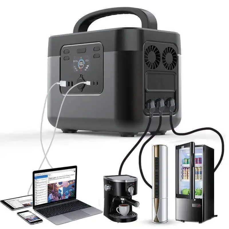 LiFePO4 energy storage system - wall-mounted home battery with hybrid inverter